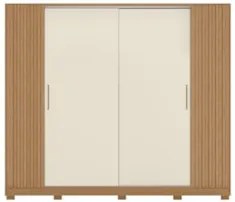 Guarda Roupa Casal 270cm 4 Portas Jacarandá Flex Off/Freijó - Albatroz