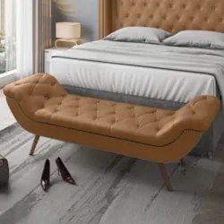 Cabeceira Cama Box Queen 160cm Provença e Recamier Veneto Z37 Sintétic