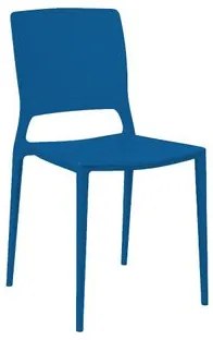Cadeira Empilhável Urano Azul Bic em Polipropileno