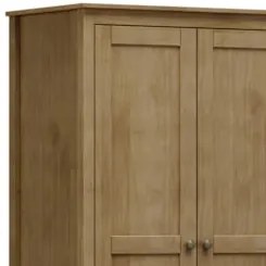Guarda Roupa Solteiro 91cm 2 Portas 1 Gaveta Lázio Freijó F07 - Mpozen
