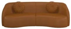 Sofá Decorativo com Almofadas 4 Lugares 318cm Tressê Zion Z32 Sintétic