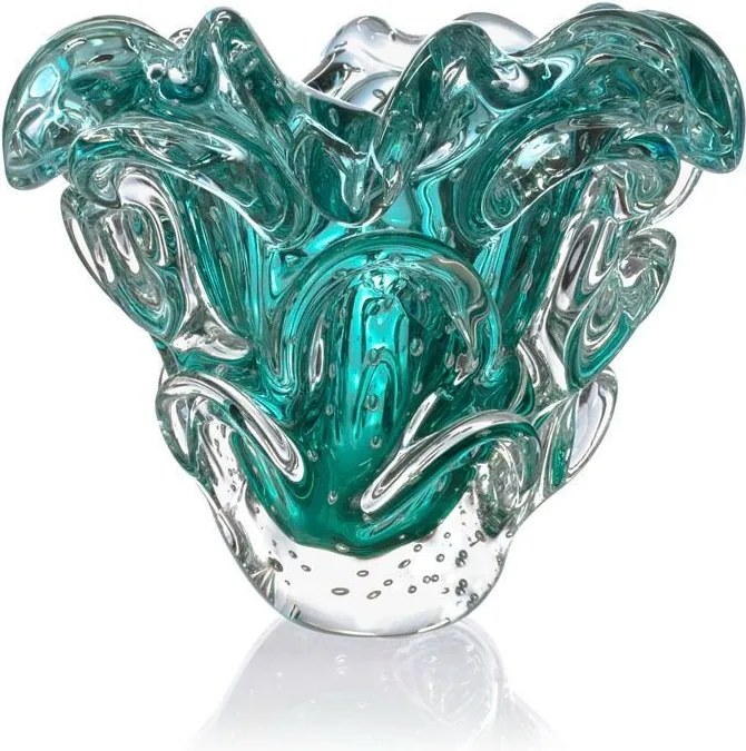 Vaso Murano Traun - Verde Esmeralda  Verde Esmeralda