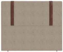 Cabeceira Cama Box Queen 160cm Estofada Glory Boucle Capuccino Z04 - M