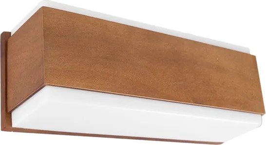 Arandela Madeira Imbuia 35x9cm Clean