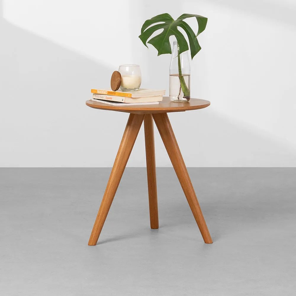 Mesa Lateral Zoé Redonda - 49x45cm