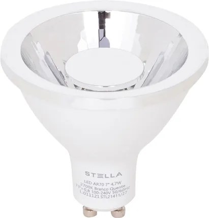 L&amp;#xE2;mpada Led Ar70 Gu10 Pro 4,7w 7&amp;#xB0; 2700k