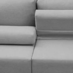 Sofá Retrátil Reclinável 240cm Sinna F05 Linho Cinza - Mpozenato