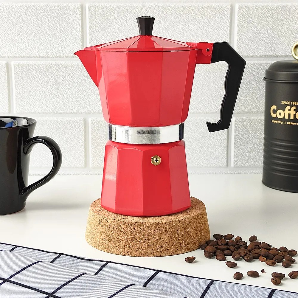 Cafeteira Italiana - Vermelho