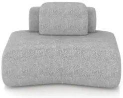 Sofá Modular 174cm Living Sala de Estar Moby Boucle Grafite Z08 - Mpoz