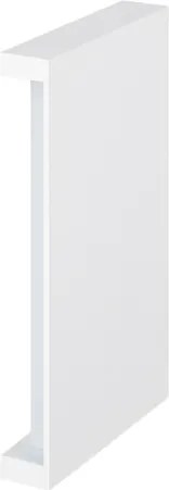 Arandela Led Aluminio Branco 6W 450Lm Ip65 110 2700K Reflex