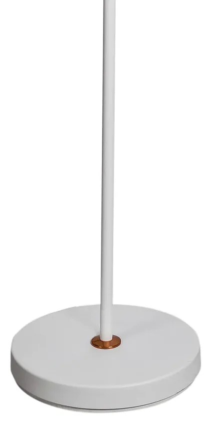 Luminaria De Chão Zucca Ø24,5X161Cm 2Xg9 / Globo Ø12Cm / Coluna | Usin... (MR-T - Marrom Texturizado, CLEAR)