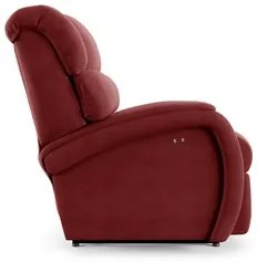 Poltrona do Papai Reclinável Kalie Power Touch USB FH9 Veludo Vermelho