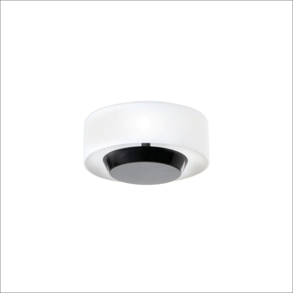 Arandela Bol Ø18X09Cm Rebatedor Em Vidro E Metal Alumínio 01Xled 9W 27... (DOURADO FOSCO, BRANCO (Fosco))
