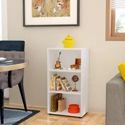 Estante Livreiro Clean 45cm com 2 Prateleiras Branco - Artany