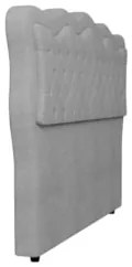 Cabeceira Casal King Cama Box 195cm Oregon Z04 Boucle Cinza - Mpozenat