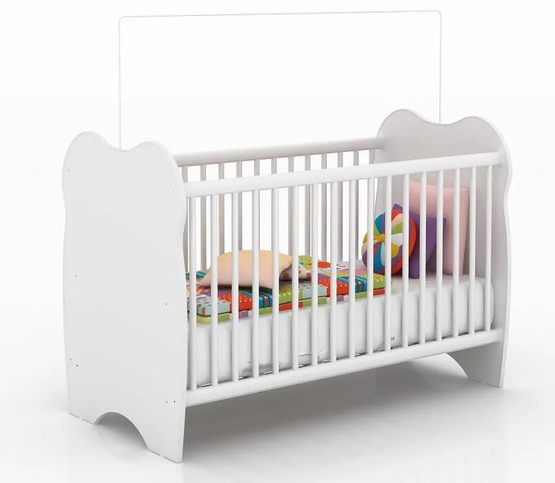 Berço Infantil Mini Cama 2 Regulagens Branco