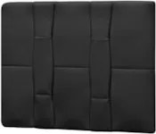 Cabeceira Painel Cama Box Solteiro 90cm Carla Corano D05 Preto - Mpoze