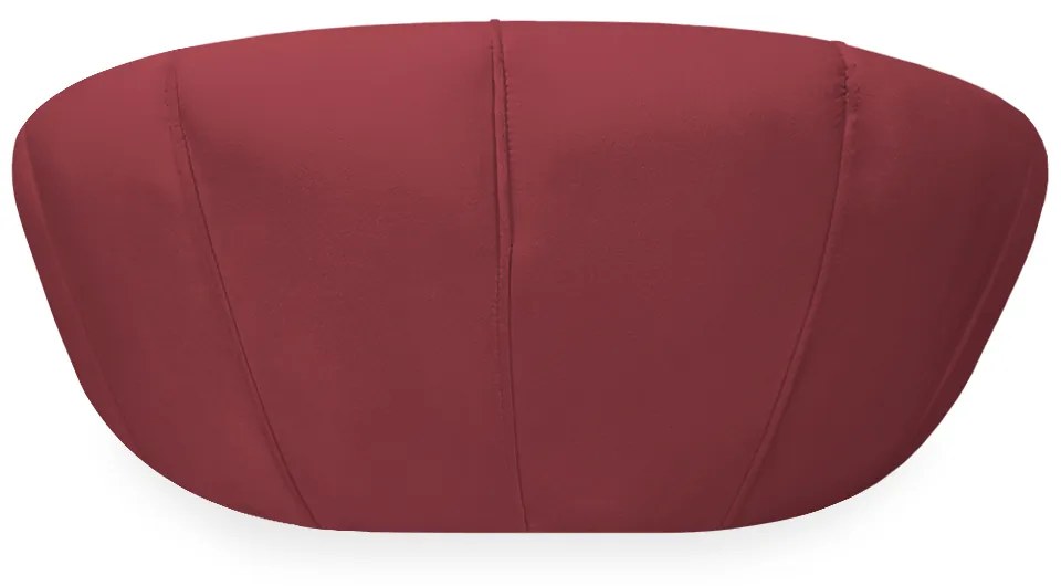 Cama Pet Ariel para Cães e Gatos Almofadada Veludo Cores - Bordô