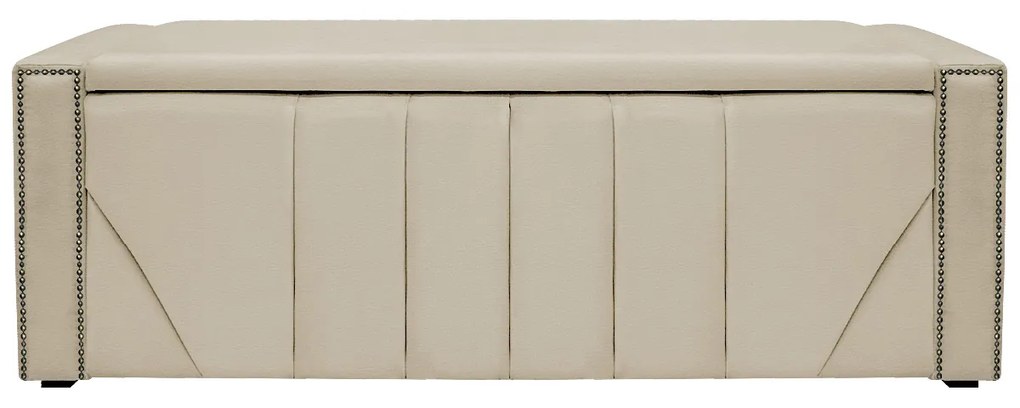 Calçadeira Baú Queen Minsk P02 160 cm para cama Box Corano - ADJ Decor