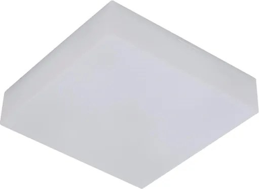 Plafon Sobrepor Quadrado Acrílico Branco 36cm Valencia