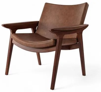 Poltrona Vicosa Estrutura Castanho Tecido Corino Caramelo - 76976 Sun House