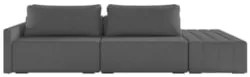 Sofá Ilha Modular com Puff para Sala Living 232cm Georgia Z08 Linho Ci