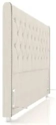 Cabeceira Cama Box Solteirão 96cm Florenza Z37 Linho Creme - Mpozenato