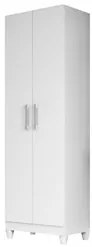 Kit 3 Armários Organizadores Multiuso Íris 2 Portas Branco - Moval