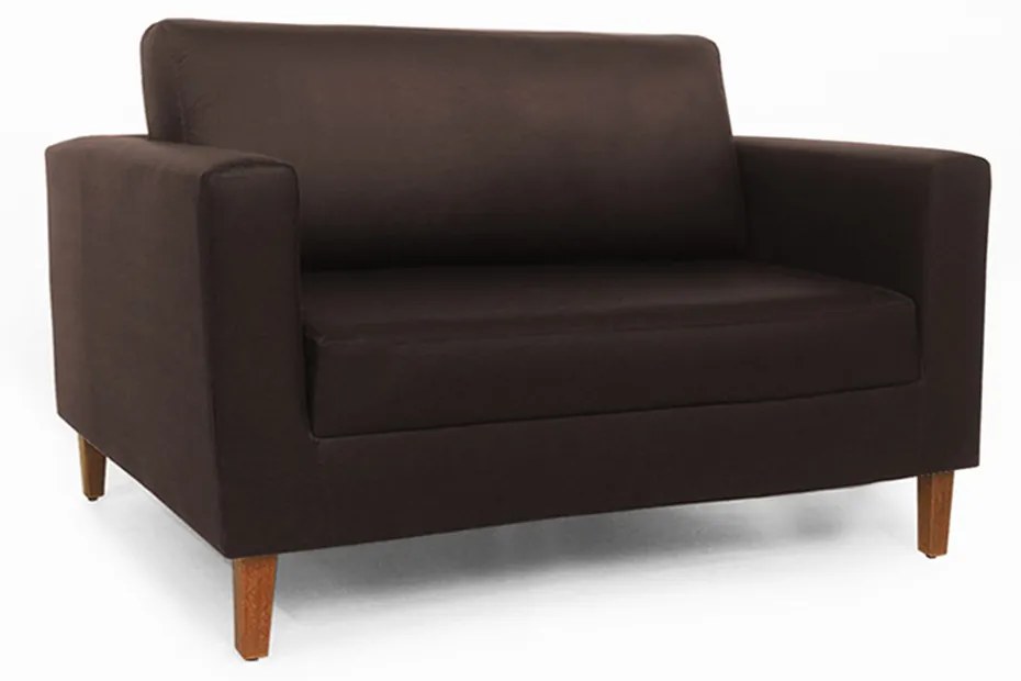 Conjunto Namoradeira + 2 Poltrona Gabriela Courino Marrom