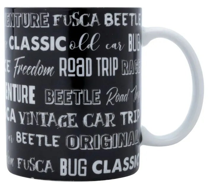 Caneca Porcelana Fusca Adventure Volkswagen 300 ml