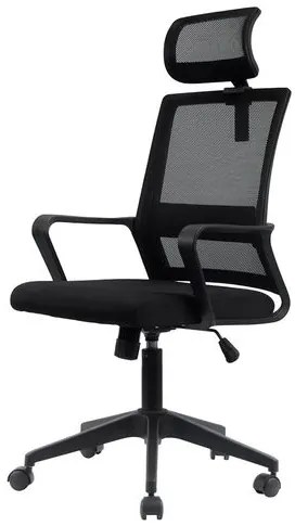Cadeira Tokyo Presidente Preta Base Nylon Com Rodizio - 71805 Sun House