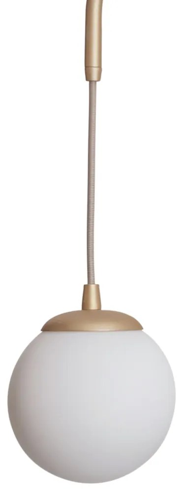 Arandela Malu 14X84,2X39,3Cm 1Xg9 Braço Haste Alumínio E Globo Ø12Cm -... (PT - Preto Texturizado, FOSCO)