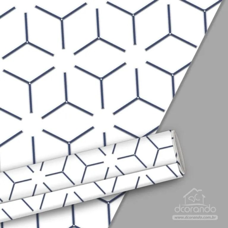 Papel de Parede Lavável Scarlett Azul