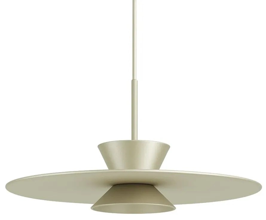 Pendente Tule Ø60X25Cm 1Xmr16 - Usina 25120/60 (TT-M - Titânio Metálico, Igual a Cor 1)