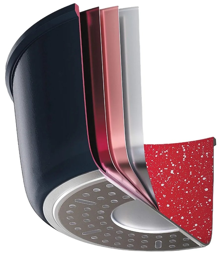 Conjunto com 4 Panelas de Titânio Black 5mm + 3 Tampas de vidro