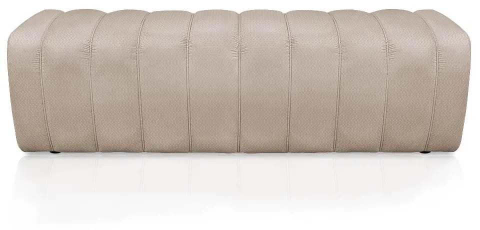 Calçadeira Olivia Queen 160 cm Veludo M11 - D'Rossi
 - Bege