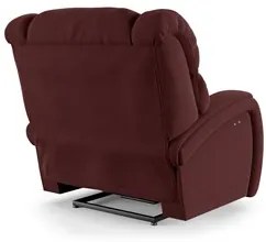 Poltrona do Papai Reclinável Kalie Power Touch USB FH9 Veludo Vinho -