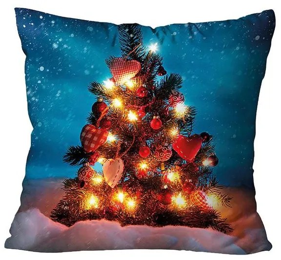 Capa de Almofada Árvore de Natal 1 Peça