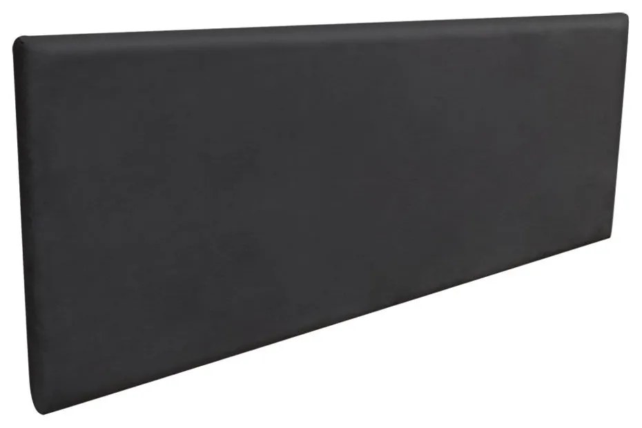 Cabeceira Painel Clean para Cama Box Casal 140 cm Suede M11- D'Rossi - Preto