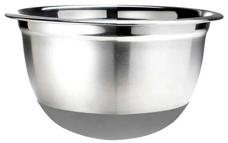 Bowl Inox Silicone Médio