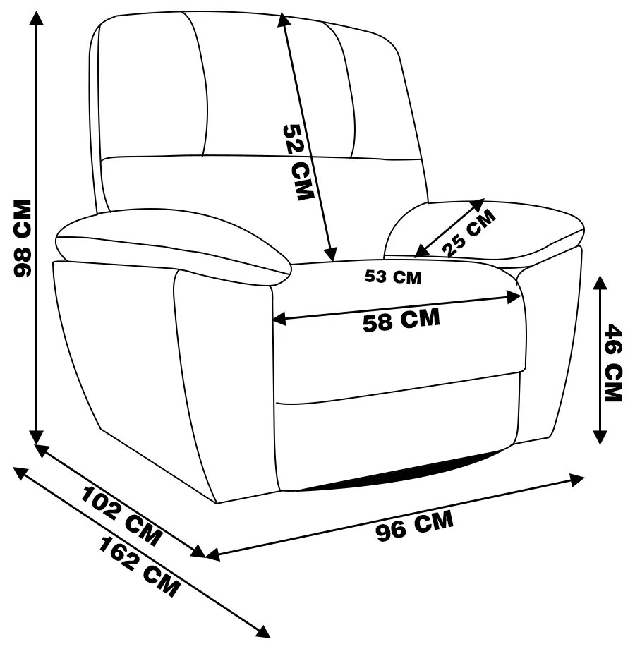 Poltrona do Papai Reclinável Giratória Armênia Glider Mecânico Couro Caramelo G40 - Gran Belo