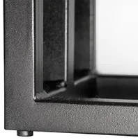 Toalheiro de Chão para Banheiro Luxe em Aço D09 Preto - Mpozenato