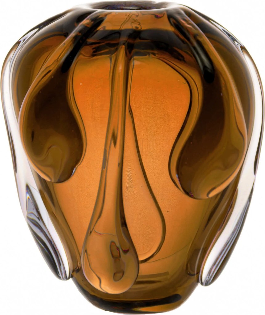 Vaso Murano Fiume G - Marrom  Marrom