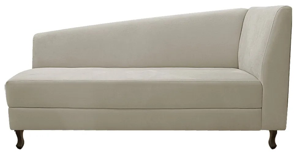 Kit Divã Recamier Heitor 160cm Lado Esquerdo e 02 Poltronas Luiza Linho - ADJ Decor