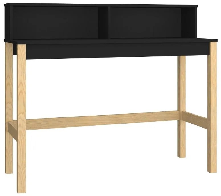 Mesa para Computador Escrivaninha Aparador Preto Pinus