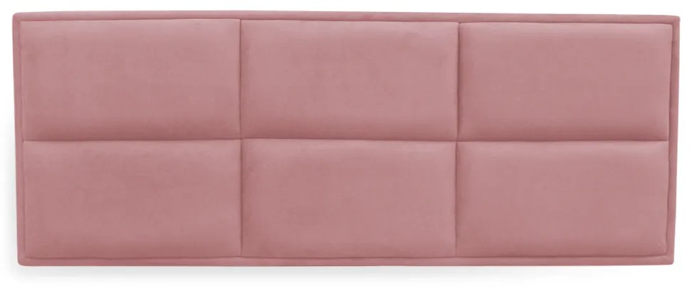 Cabeceira Painel Cama Box Casal 140cm Nina Suede Rosa - Sheep Estofados - Rosa