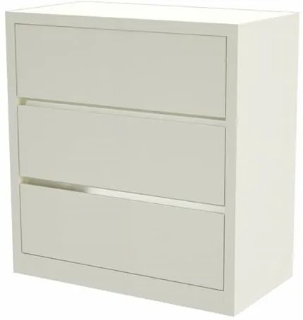 Cômoda Lyra 3 Gavetas Off White 90cm - 56902 Sun House