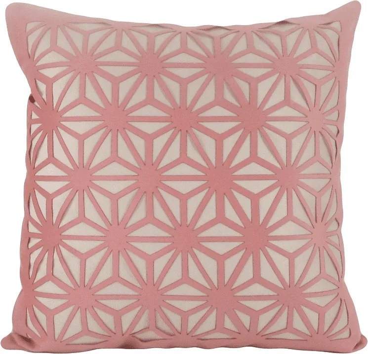 Capa Almofada Provence Spin Rosa 50x50cm