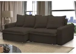 Sofá Retrátil Reclinável 3 Lugares 195cm Roma F05 Veludo Marrom Escuro
