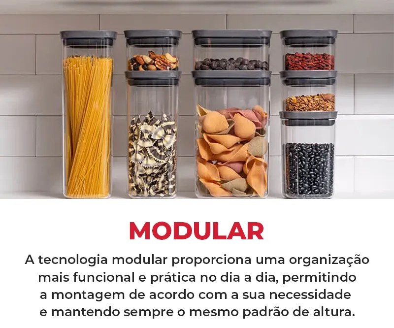 Kit básico com 5 potes + 1 pote de 1 litro de brinde